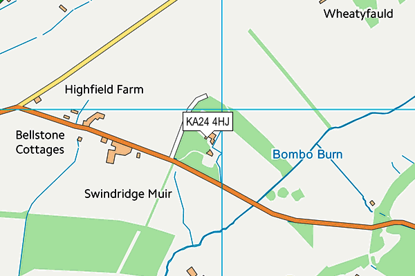 KA24 4HJ map - OS VectorMap District (Ordnance Survey)