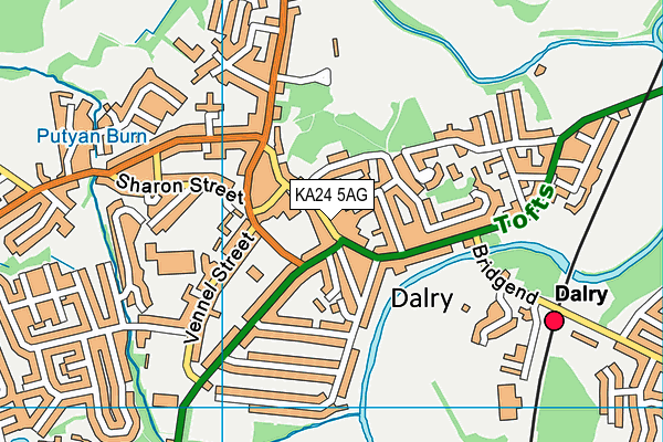 Map of JRD PARTNERSHIP (GARNOCK VALLEY) LTD at district scale