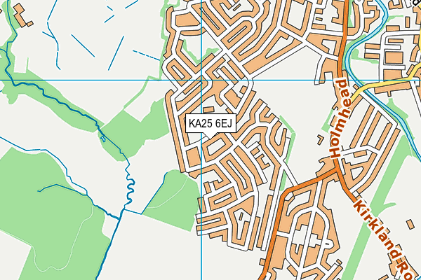 KA25 6EJ map - OS VectorMap District (Ordnance Survey)