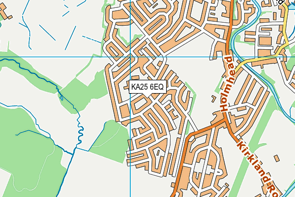 KA25 6EQ map - OS VectorMap District (Ordnance Survey)