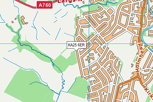 KA25 6ER map - OS VectorMap District (Ordnance Survey)