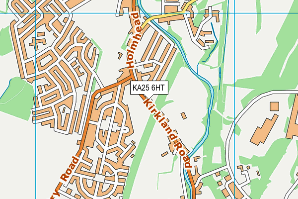 KA25 6HT map - OS VectorMap District (Ordnance Survey)