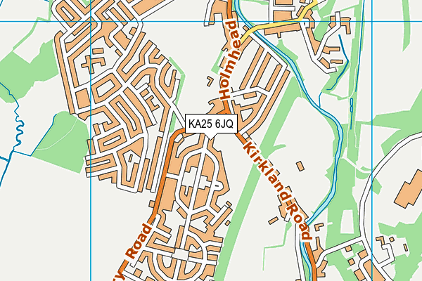 KA25 6JQ map - OS VectorMap District (Ordnance Survey)