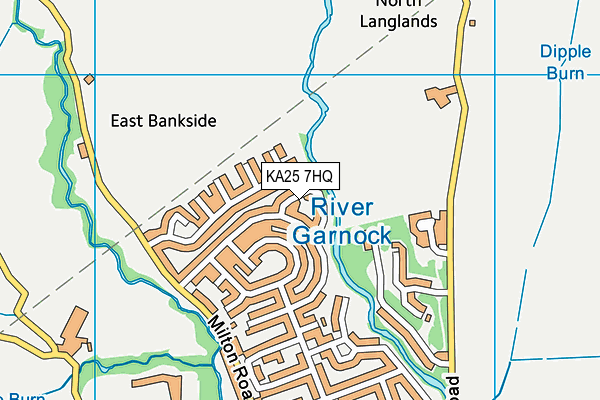 KA25 7HQ map - OS VectorMap District (Ordnance Survey)