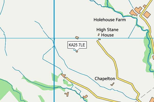 KA25 7LE map - OS VectorMap District (Ordnance Survey)