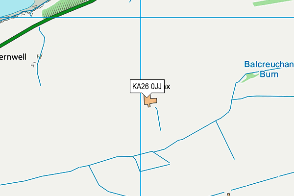 KA26 0JJ map - OS VectorMap District (Ordnance Survey)