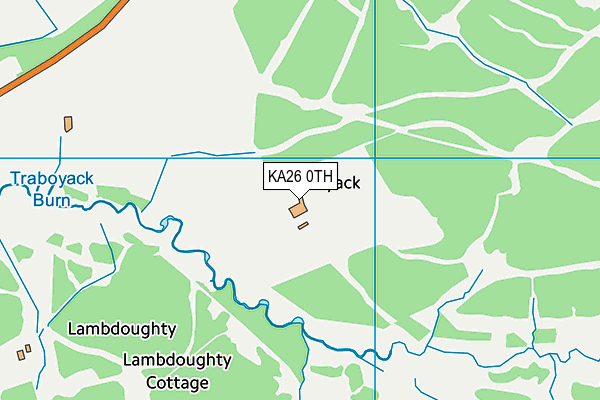 KA26 0TH map - OS VectorMap District (Ordnance Survey)