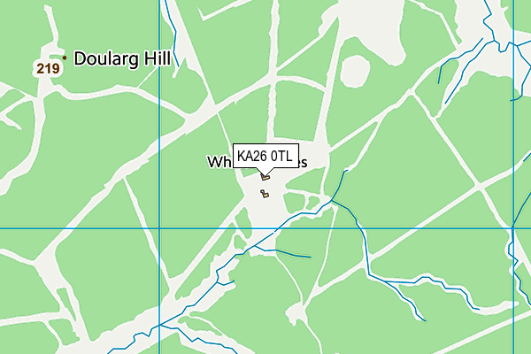 KA26 0TL map - OS VectorMap District (Ordnance Survey)