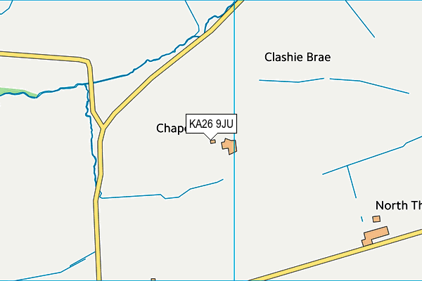 KA26 9JU map - OS VectorMap District (Ordnance Survey)