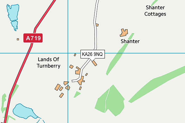 KA26 9NQ map - OS VectorMap District (Ordnance Survey)