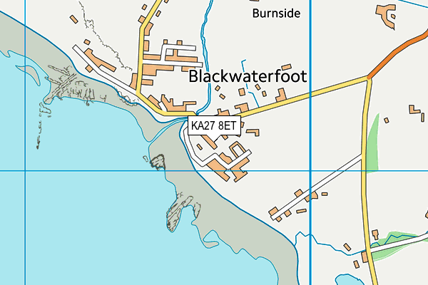 KA27 8ET map - OS VectorMap District (Ordnance Survey)