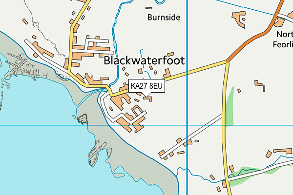 KA27 8EU map - OS VectorMap District (Ordnance Survey)