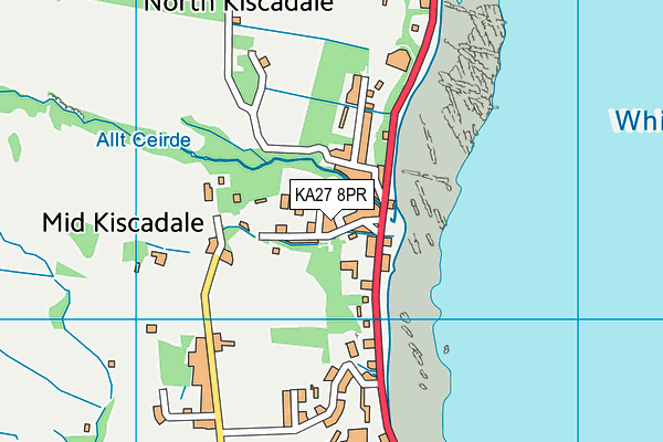 KA27 8PR map - OS VectorMap District (Ordnance Survey)