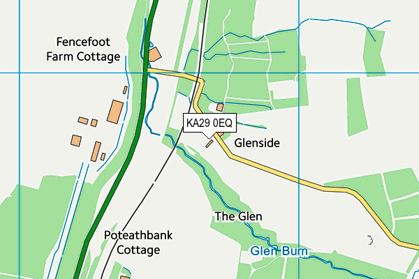 KA29 0EQ map - OS VectorMap District (Ordnance Survey)