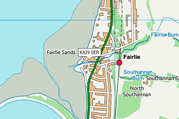 KA29 0ER map - OS VectorMap District (Ordnance Survey)