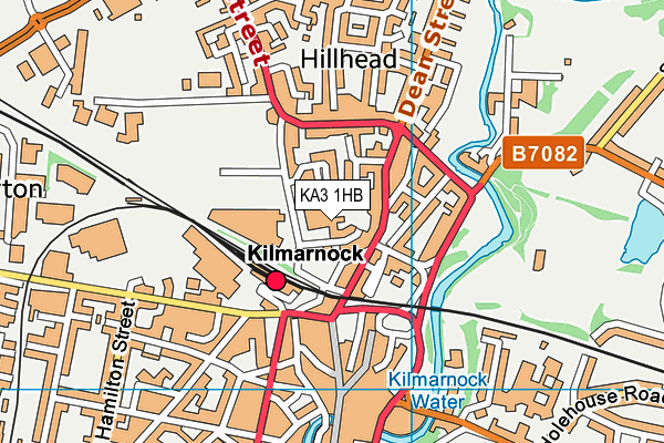 KA3 1HB map - OS VectorMap District (Ordnance Survey)