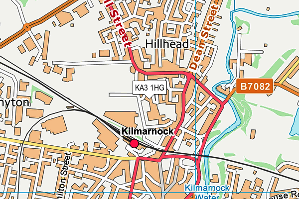 KA3 1HG map - OS VectorMap District (Ordnance Survey)