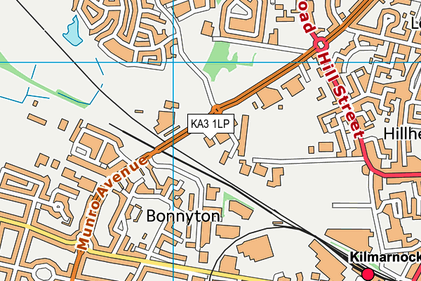 KA3 1LP map - OS VectorMap District (Ordnance Survey)