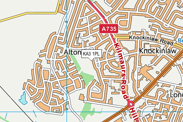 KA3 1PL map - OS VectorMap District (Ordnance Survey)