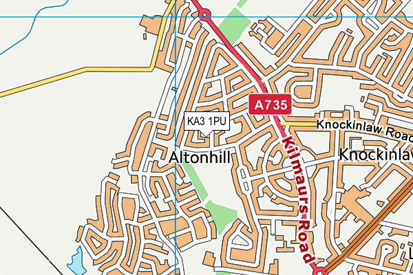 KA3 1PU map - OS VectorMap District (Ordnance Survey)