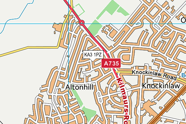 KA3 1PZ map - OS VectorMap District (Ordnance Survey)