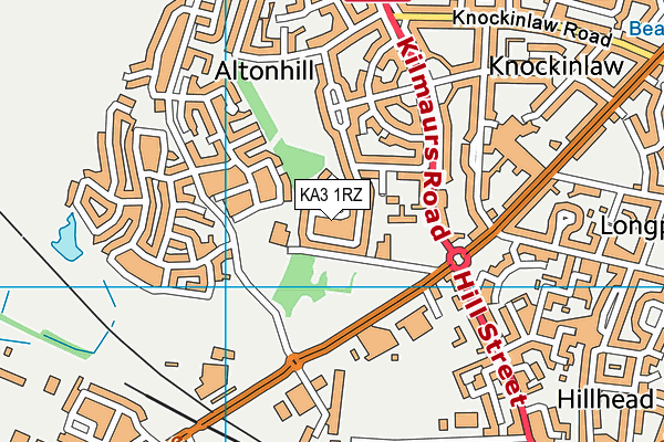 KA3 1RZ map - OS VectorMap District (Ordnance Survey)