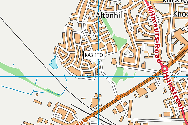 KA3 1TQ map - OS VectorMap District (Ordnance Survey)