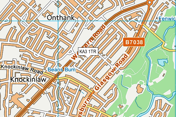 KA3 1TR map - OS VectorMap District (Ordnance Survey)