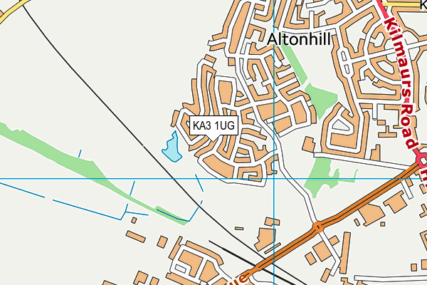 KA3 1UG map - OS VectorMap District (Ordnance Survey)
