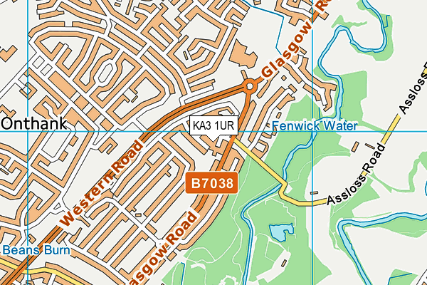 KA3 1UR map - OS VectorMap District (Ordnance Survey)