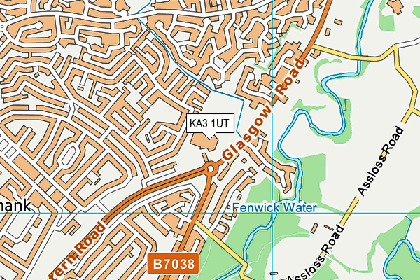 KA3 1UT map - OS VectorMap District (Ordnance Survey)