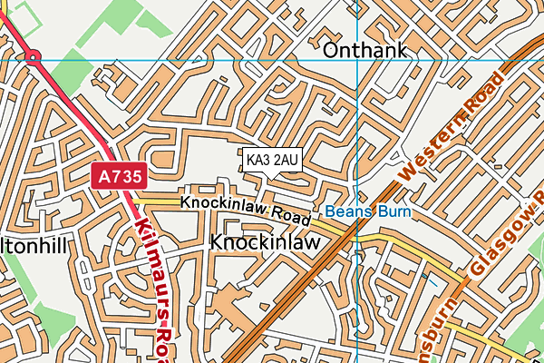 KA3 2AU map - OS VectorMap District (Ordnance Survey)