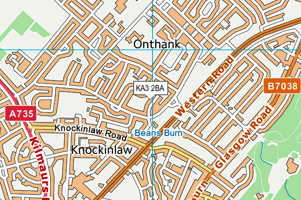 KA3 2BA map - OS VectorMap District (Ordnance Survey)