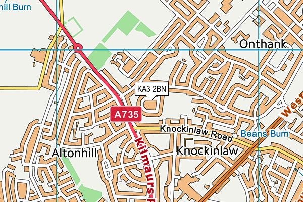 KA3 2BN map - OS VectorMap District (Ordnance Survey)