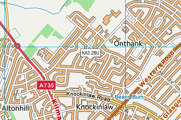 KA3 2BU map - OS VectorMap District (Ordnance Survey)