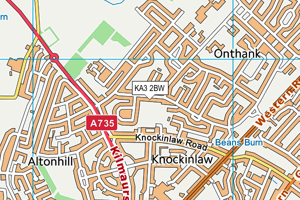 KA3 2BW map - OS VectorMap District (Ordnance Survey)