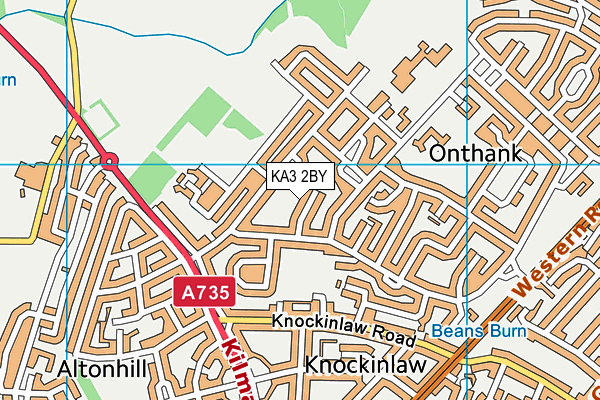 KA3 2BY map - OS VectorMap District (Ordnance Survey)