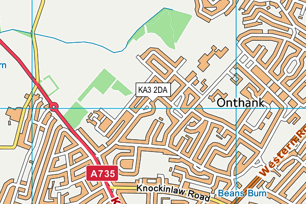 KA3 2DA map - OS VectorMap District (Ordnance Survey)