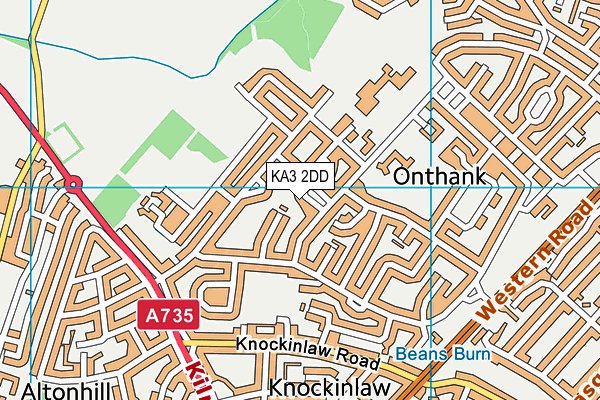 KA3 2DD map - OS VectorMap District (Ordnance Survey)