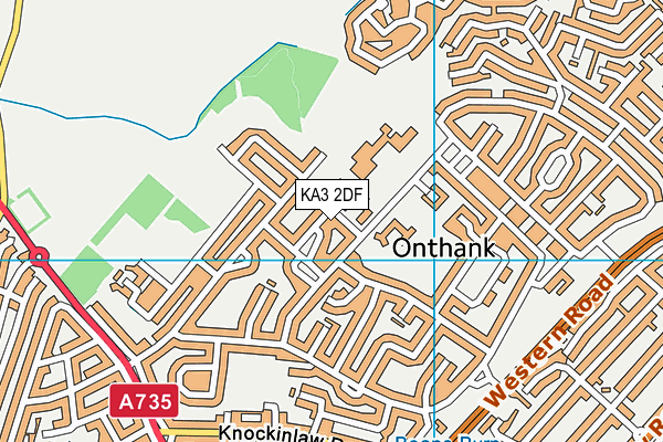 KA3 2DF map - OS VectorMap District (Ordnance Survey)