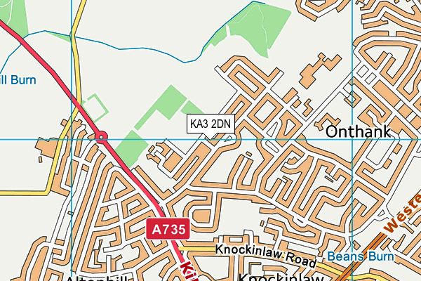 KA3 2DN map - OS VectorMap District (Ordnance Survey)