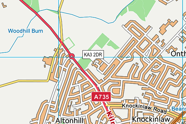 KA3 2DR map - OS VectorMap District (Ordnance Survey)