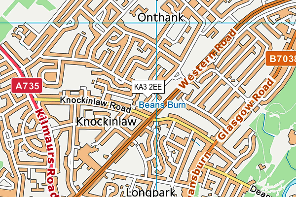 KA3 2EE map - OS VectorMap District (Ordnance Survey)