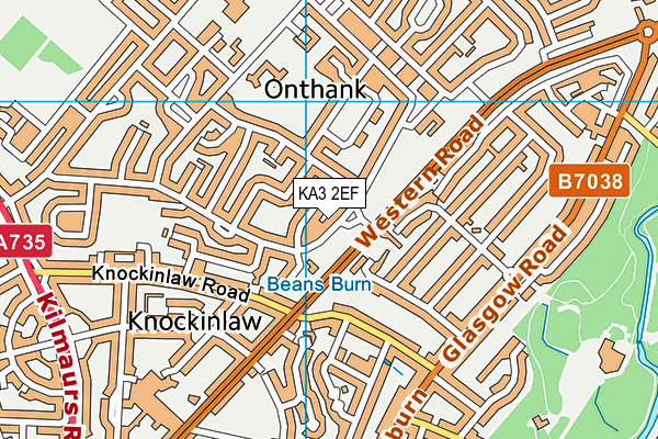 KA3 2EF map - OS VectorMap District (Ordnance Survey)