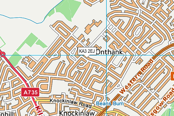KA3 2EJ map - OS VectorMap District (Ordnance Survey)