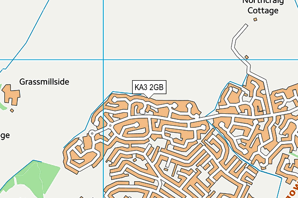 KA3 2GB map - OS VectorMap District (Ordnance Survey)