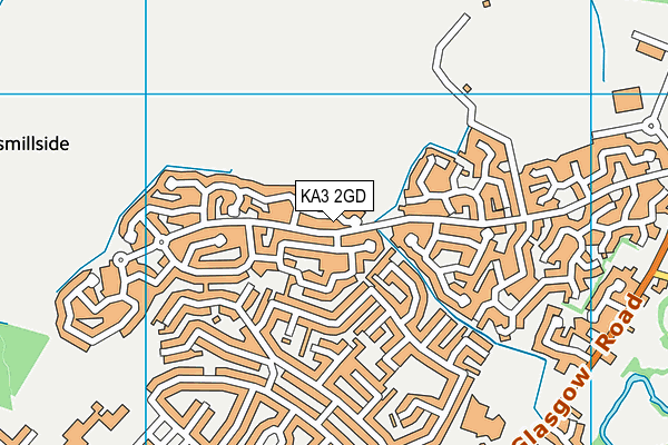 KA3 2GD map - OS VectorMap District (Ordnance Survey)