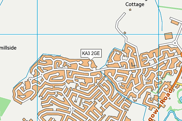 KA3 2GE map - OS VectorMap District (Ordnance Survey)