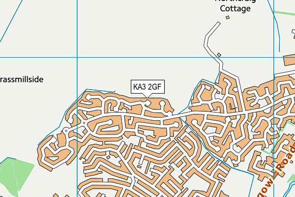 KA3 2GF map - OS VectorMap District (Ordnance Survey)