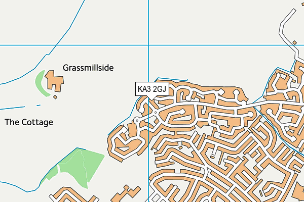 KA3 2GJ map - OS VectorMap District (Ordnance Survey)